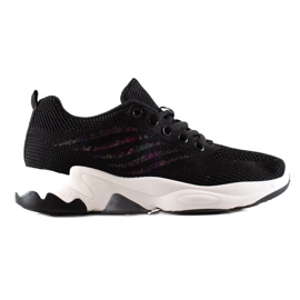 TRENDI Pantofi sport Pantofi sport negru TRENDI Pantofi sport Pantofi sport negru