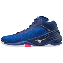 Pantofi de handbal Mizuno Wave Stealth Neo Mid M X1GA200520 albastru albastru