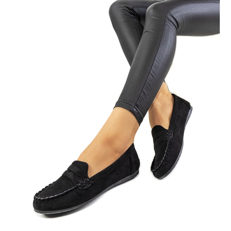 Mocasini Nieves de dama de culoare neagra negru Mocasini Nieves de dama de culoare neagra negru