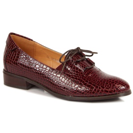 Pantofi lacuiti W.POTOCKI W WOL47B maro multicolor