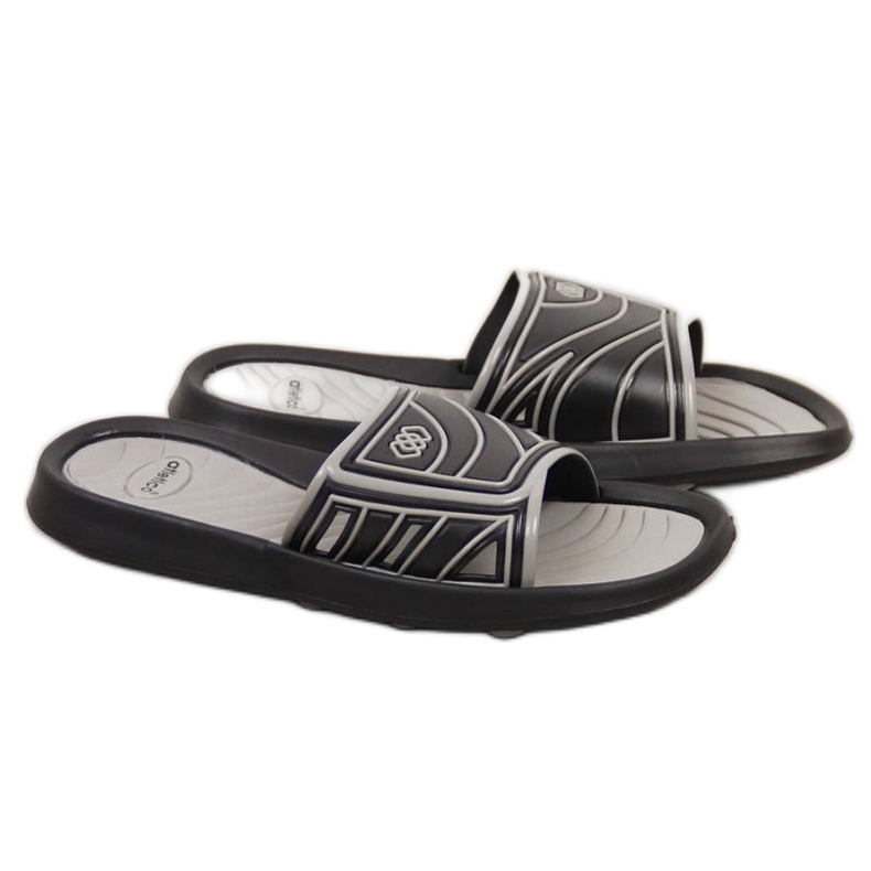 Atletico M ATC207A papuci de piscina negri negru