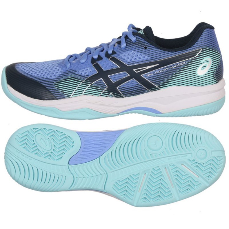Pantofi de volei Asics Gel-Court Hunter 2 W 1072A065 403 albastru albastru