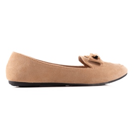 TRENDI Lordi clasici cu arc bej