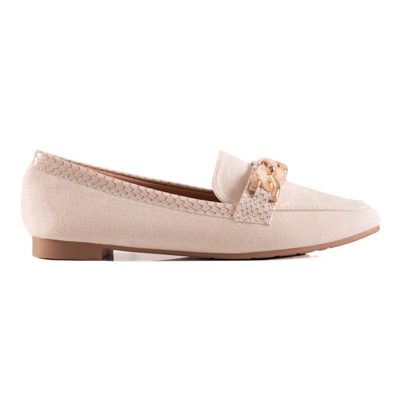 Small Swan Mocasini eleganti crem bej Small Swan Mocasini eleganti crem bej