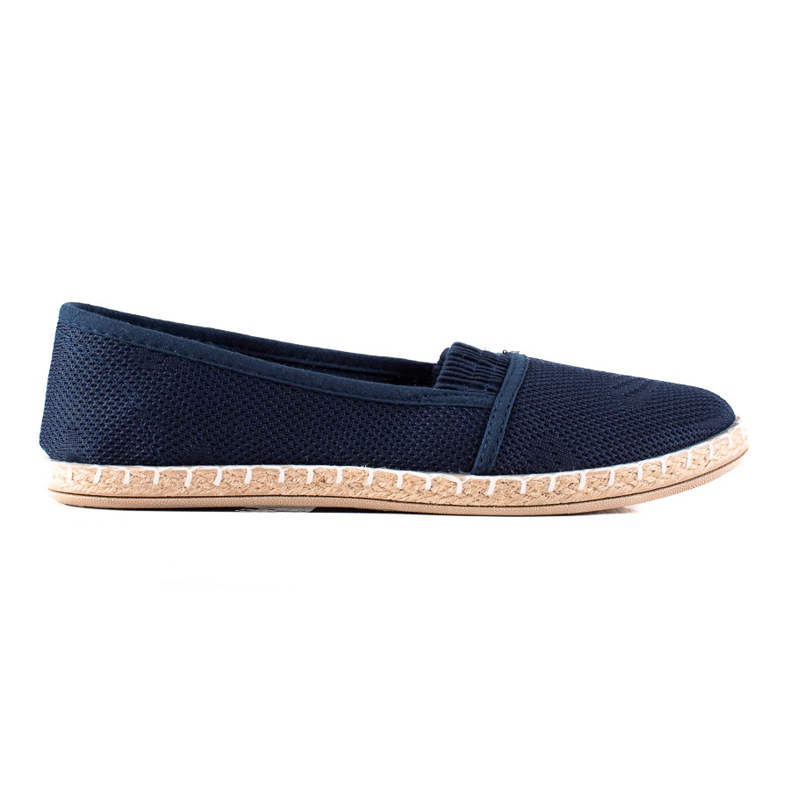 TRENDI Espadrile casual albastre bleumarin albastru marin