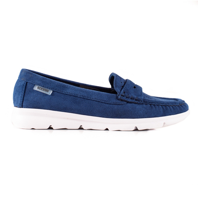 Goodin Mocasini cu model ajurat albastru marin