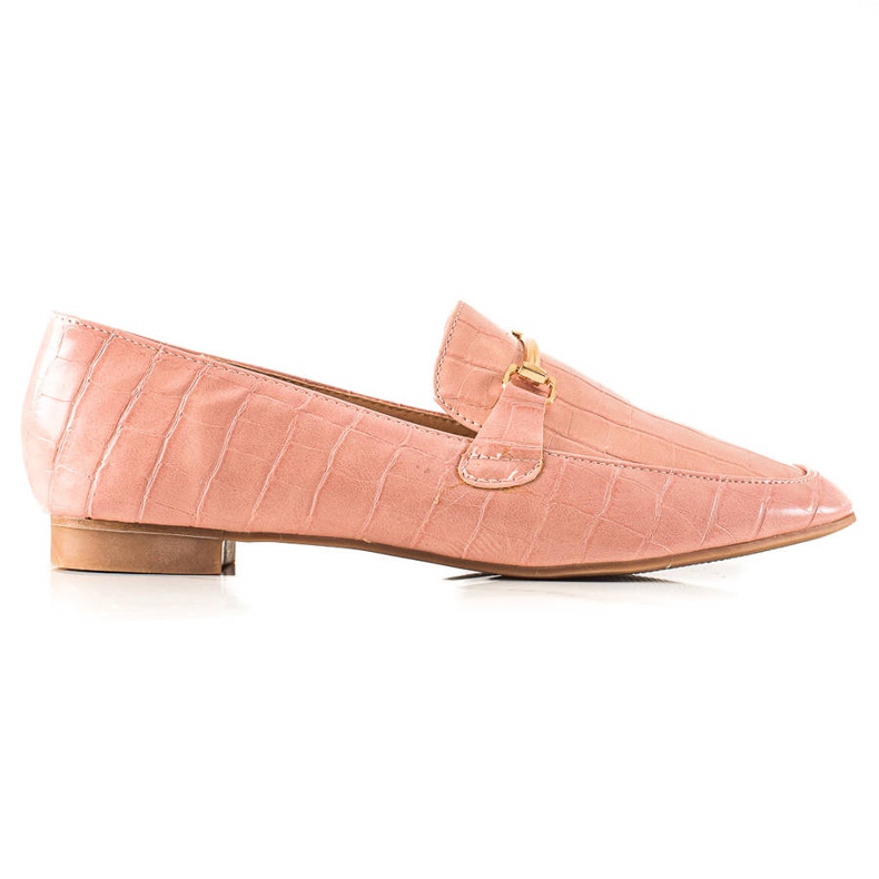 Encor Mocasini eleganți cu piele ecologică roz