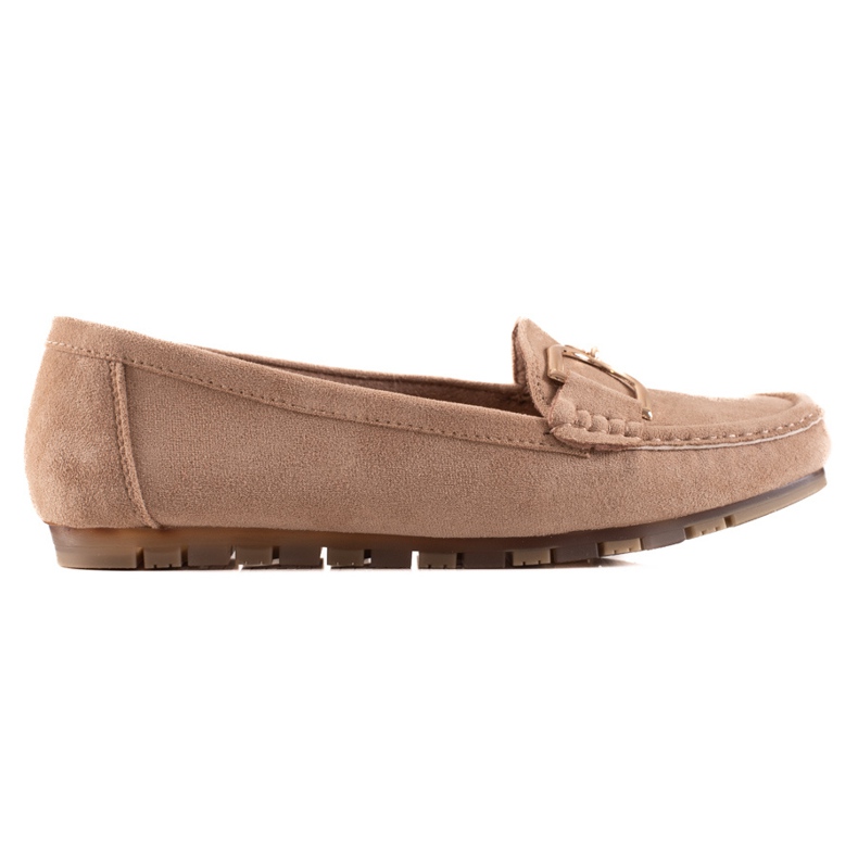 Seastar Mocasini casual cu ornament bej