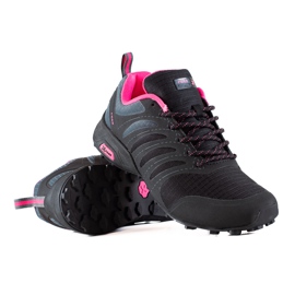 TRENDI Încălțăminte de trekking confortabilă negru TRENDI Încălțăminte de trekking confortabilă negru