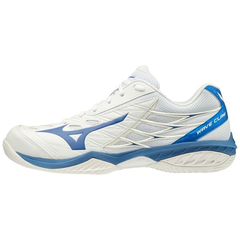 Pantofi de badminton pentru interior Mizuno Wave Claw M 71GA191524 alb albastru alb