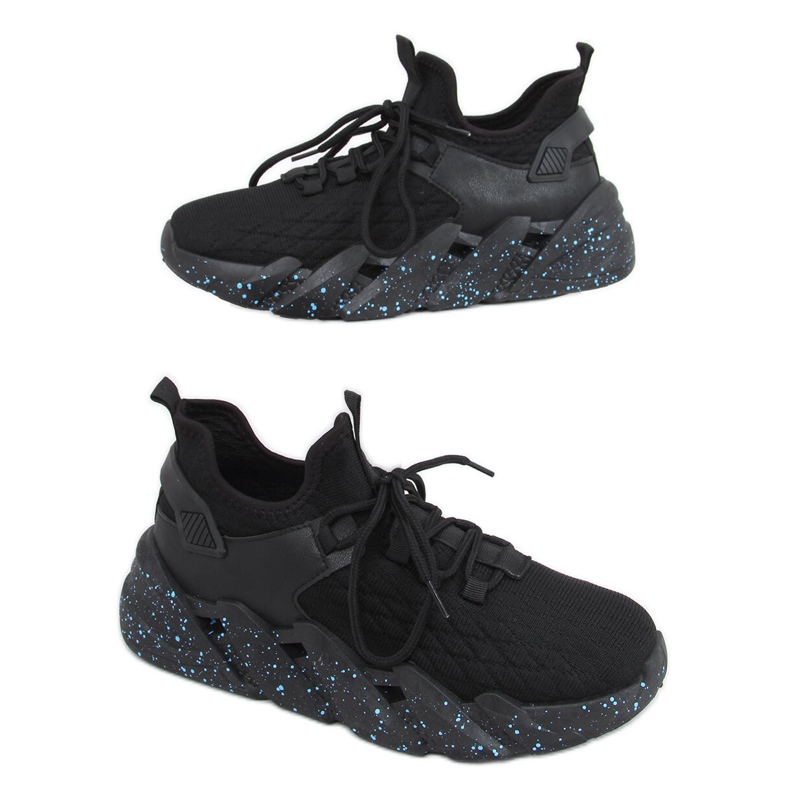 Pantofi sport Indu Black sock negru Pantofi sport Indu Black sock negru