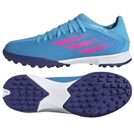 Pantofi Adidas X Speedflow.3 Tf J Jr GW7513 albastru albastru