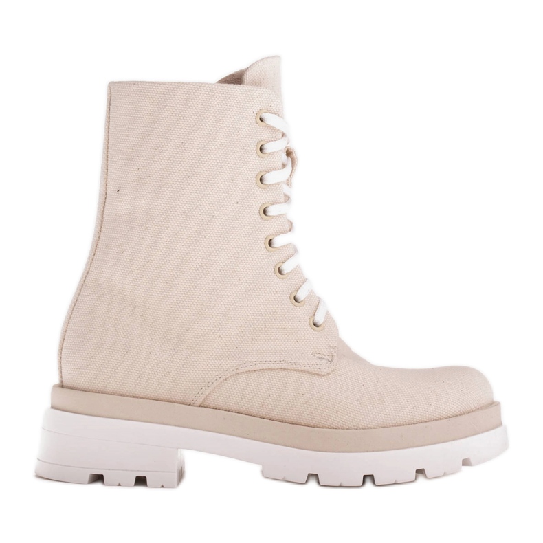 Marco Shoes Cizme de primăvară din bumbac 2090B-1265-4 bej Marco Shoes Cizme de primăvară din bumbac 2090B-1265-4 bej