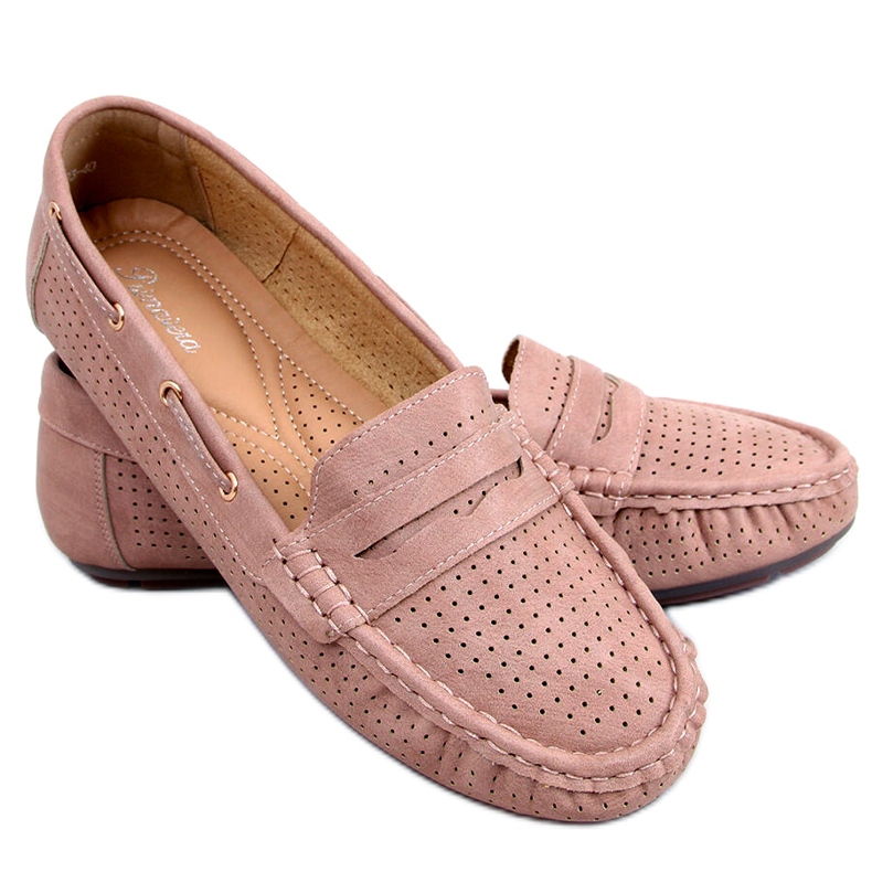 Mocasini dama Minori Pink roz