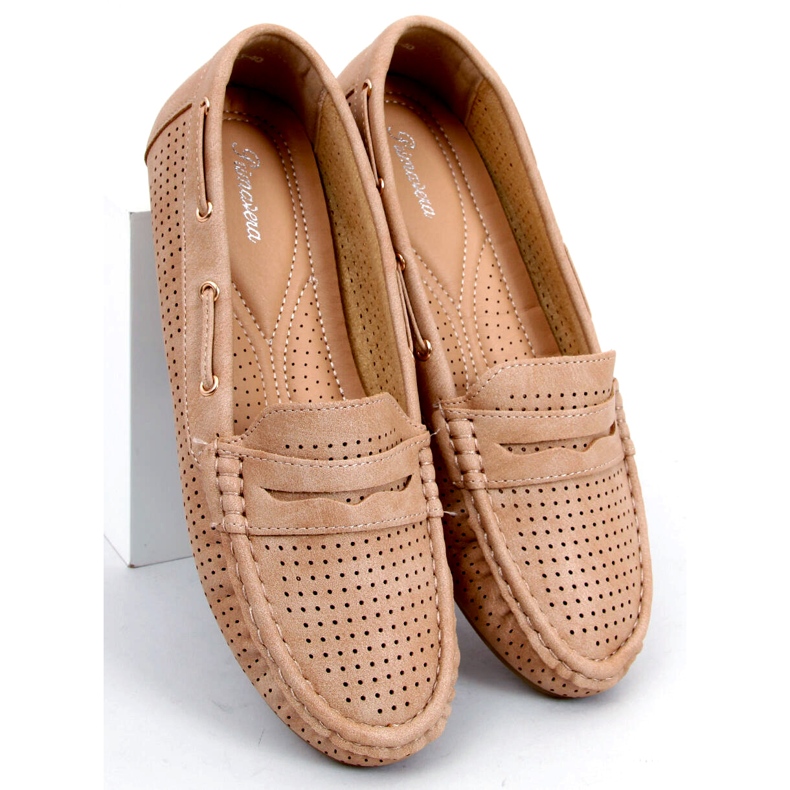 Mocasini dama Minori Beige bej