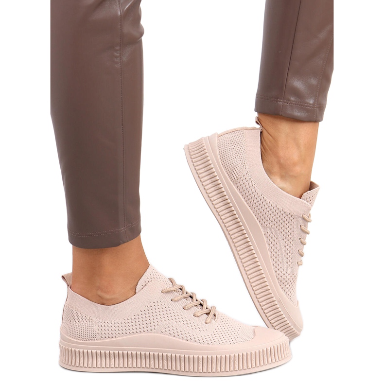 Tenisi sosete dama Posten Khaki bej