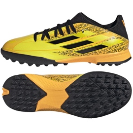 Ghete de fotbal Adidas X Speedflow Messi.3 Tf Jr GW7424 galben Ghete de fotbal Adidas X Speedflow Messi.3 Tf Jr GW7424 galben