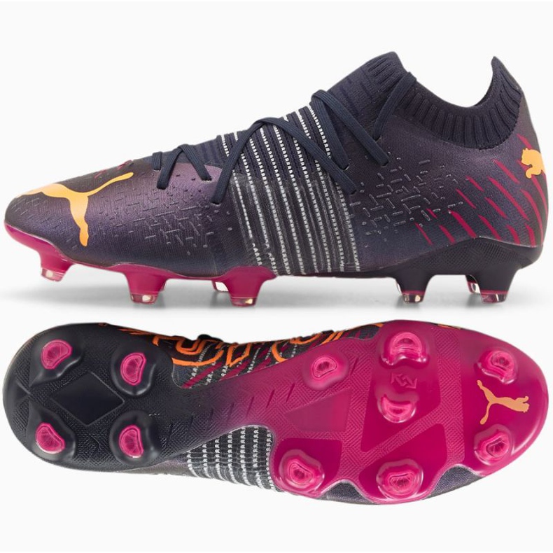 Ghete de fotbal Puma Future Z 1.2 FG / AG M 106476 05 violet trandafiri și violete