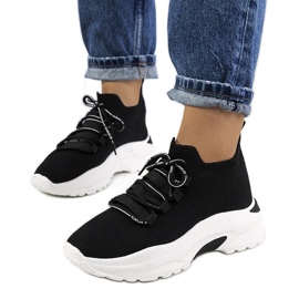 Tenisi de damă negri Barraza negru Tenisi de damă negri Barraza negru