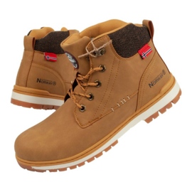 Geographical Norway BALL-GN Pantofi Camel maro
