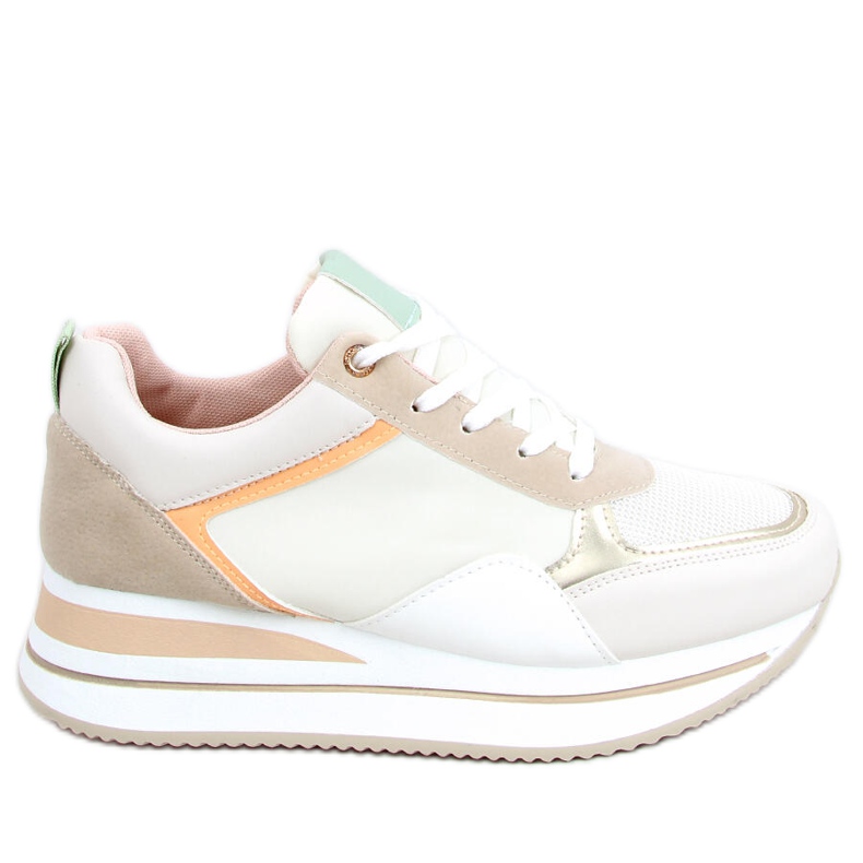 Antrenori pe o pană ascunsă Bahar Beige bej multicolor