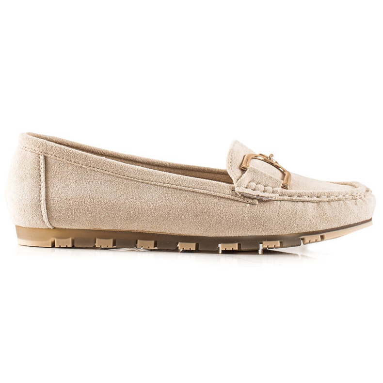 Seastar Mocasini casual cu ornament bej