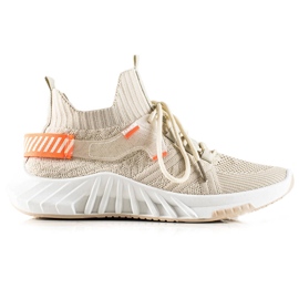 Weide Adidași textile la modă bej Weide Adidași textile la modă bej