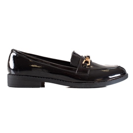 Small Swan Pantofi lăcuți negri negru Small Swan Pantofi lăcuți negri negru