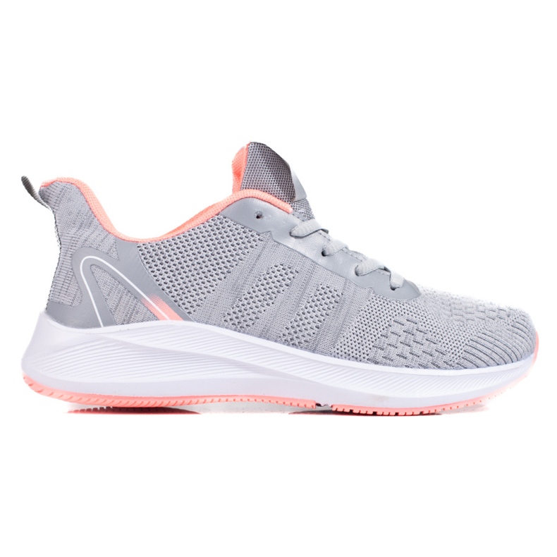 TRENDI Pantofi sport textile gri