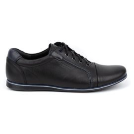 Kampol Pantofi casual barbati piele 39 / 5KAM negru