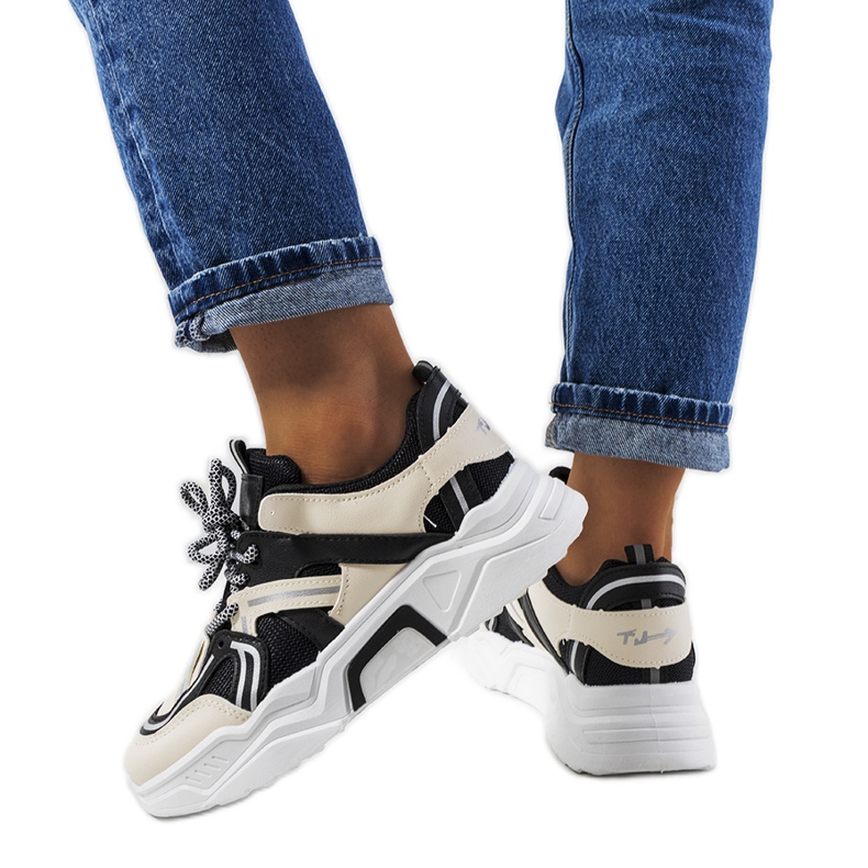 Tenisi negri de damă Delois bej