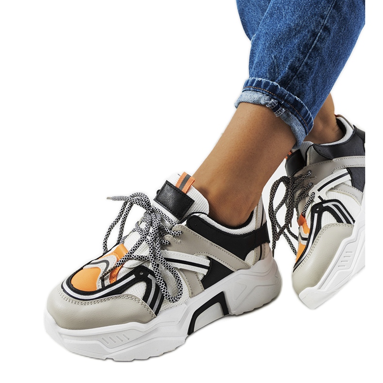 Adidași gri de damă Delois negru