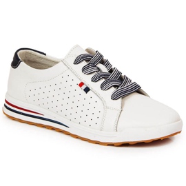 Tenisi din piele Filippo W PAW312 alb