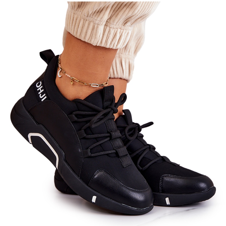 Vinceza Pantofi Sport Pantofi Slip-on Black Marvene negru