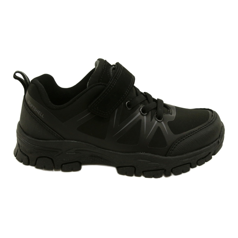 American Club Pantofi sport americani softshell pentru Velcro WT94/22 Negru