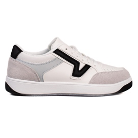 TRENDI Adidași sport la modă alb multicolor TRENDI Adidași sport la modă alb multicolor