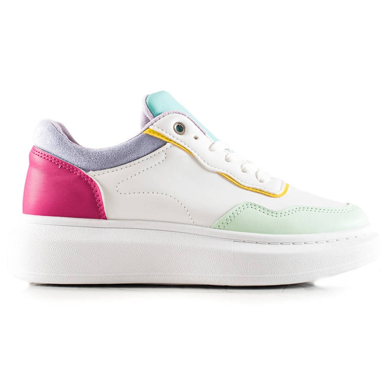 BUONAROTTI Pantofi sport la modă, pantofi sport alb multicolor
