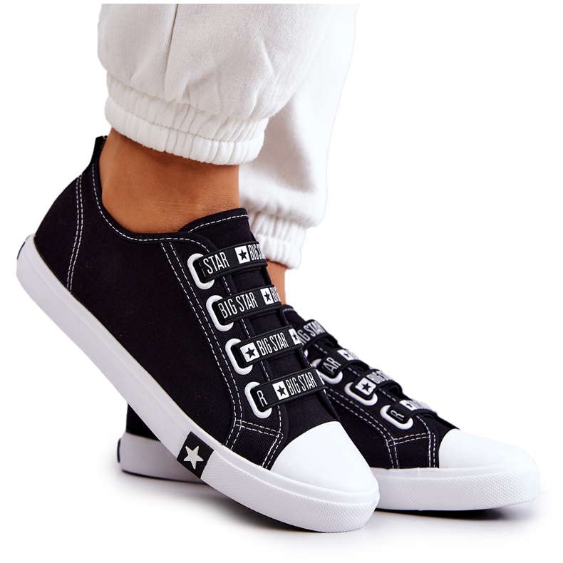 Pantofi De Damă Cu Manșete Big Star HH274098 Negru