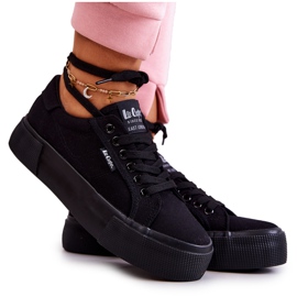 Pantofi negri Lee Cooper LCW-22-31-0885L Negri negru