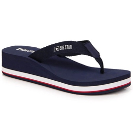 Flip-flops Big Star W JJ274A331 bleumarin albastru