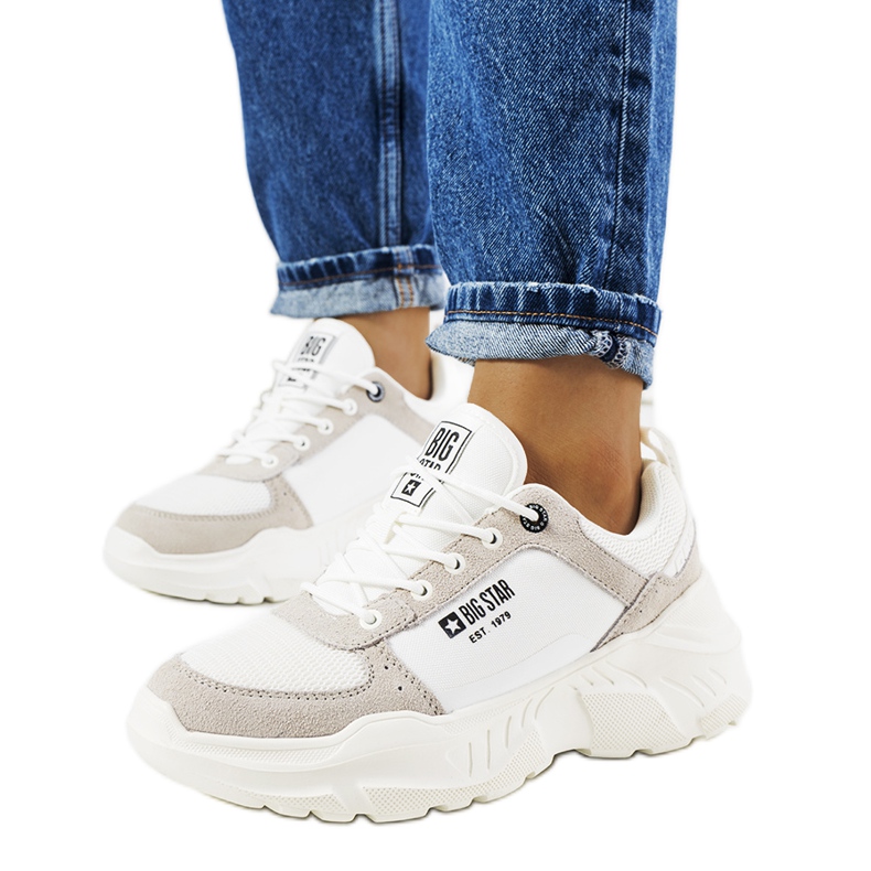 Tenisi albi Big Star JJ274288 gri