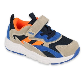 Pantofi copii Befado 516P127 bej albastru marin albastru multicolor