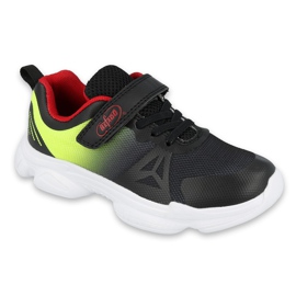 Pantofi pentru tineret Befado 516Q057 negru roșu verde Pantofi pentru tineret Befado 516Q057 negru roșu verde