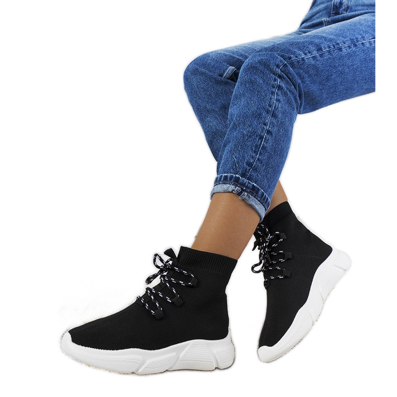 Tenisi negri Maryann negru