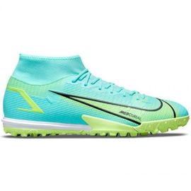 Pantofi de fotbal Nike Mercurial Superfly 8 Academy Tf M CV0953 403 albastru