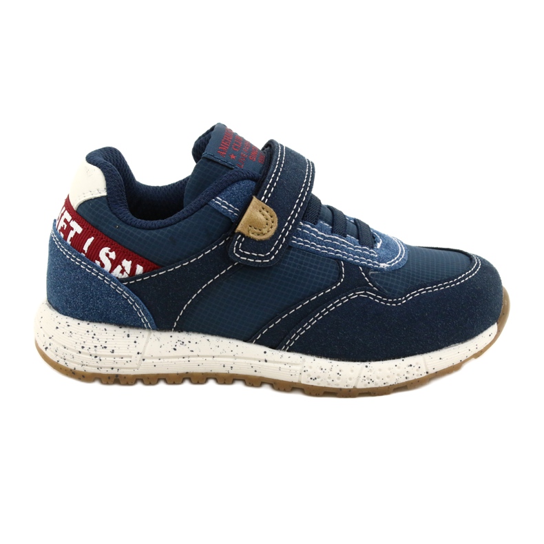 American Club Pantofi sport americani ADI Velcro ES86 / 22 Navy albastru