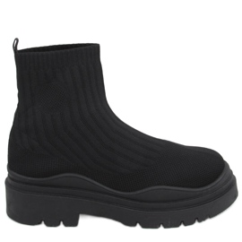 Silva BLACK + BLACK pantofi șosete negru Silva BLACK + BLACK pantofi șosete negru