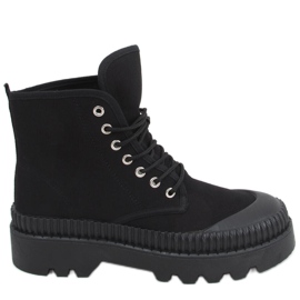 Tenisi de trekking Costa Black până la glezne negru