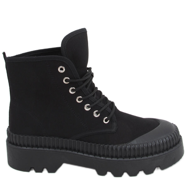 Tenisi de trekking Costa Black până la glezne negru