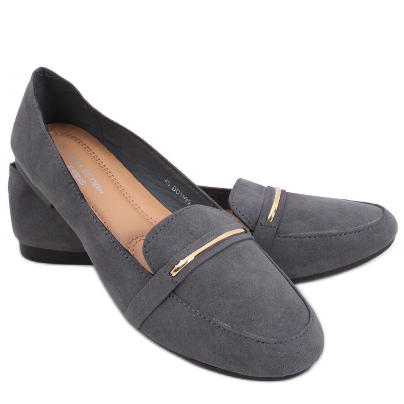 Mocasini de dama Pinto Grey gri Mocasini de dama Pinto Grey gri